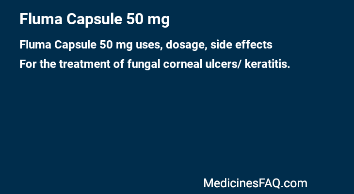 Fluma Capsule 50 mg