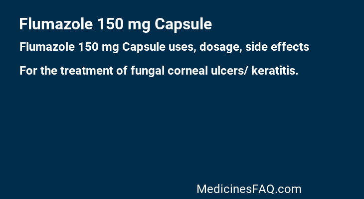 Flumazole 150 mg Capsule