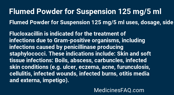 Flumed Powder for Suspension 125 mg/5 ml