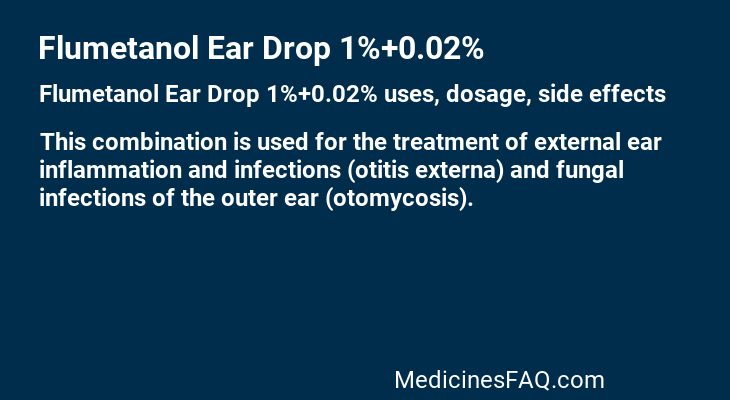 Flumetanol Ear Drop 1%+0.02%