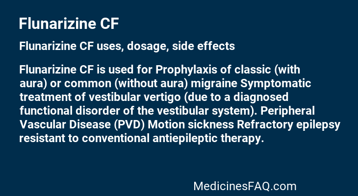 Flunarizine CF