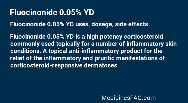 Fluocinonide 0.05% YD