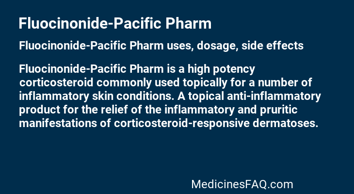 Fluocinonide-Pacific Pharm