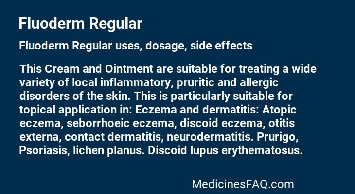 Fluoderm Regular