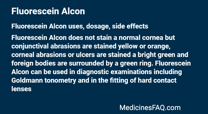 Fluorescein Alcon