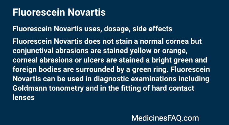 Fluorescein Novartis