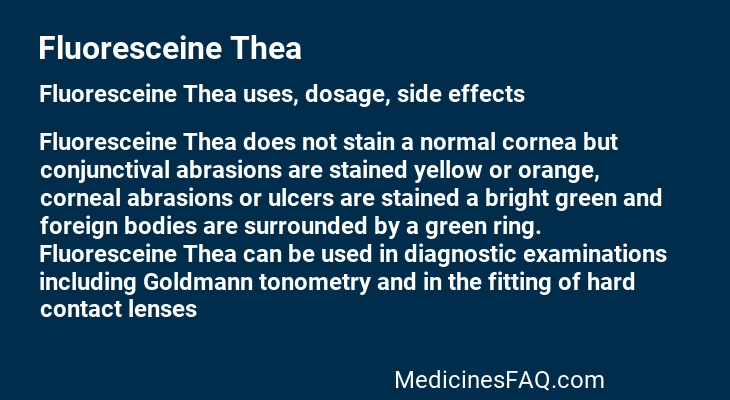 Fluoresceine Thea
