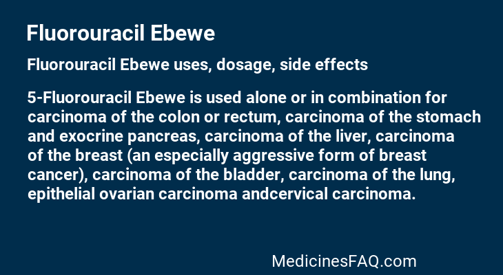 Fluorouracil Ebewe