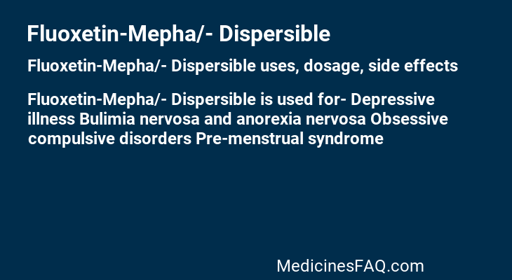 Fluoxetin-Mepha/- Dispersible