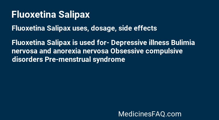 Fluoxetina Salipax