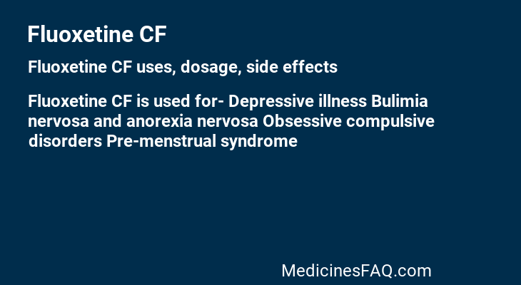 Fluoxetine CF