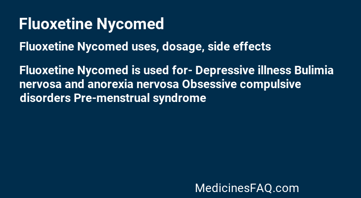 Fluoxetine Nycomed