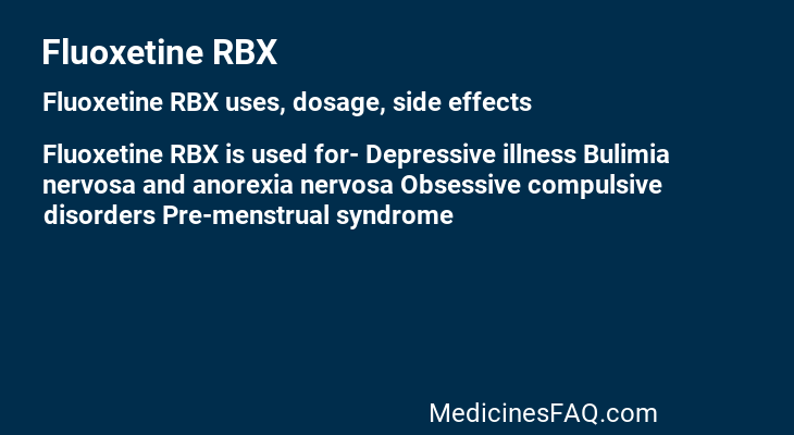 Fluoxetine RBX