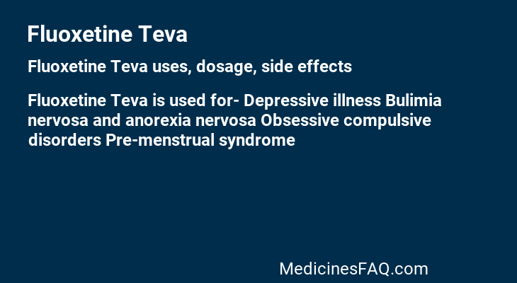 Fluoxetine Teva