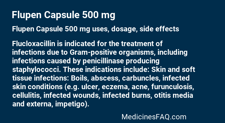 Flupen Capsule 500 mg