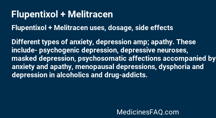 Flupentixol + Melitracen