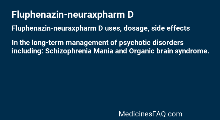 Fluphenazin-neuraxpharm D
