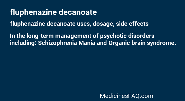 fluphenazine decanoate