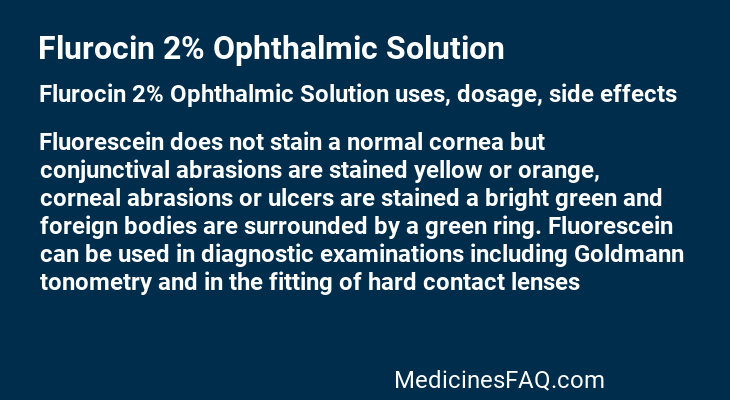 Flurocin 2% Ophthalmic Solution