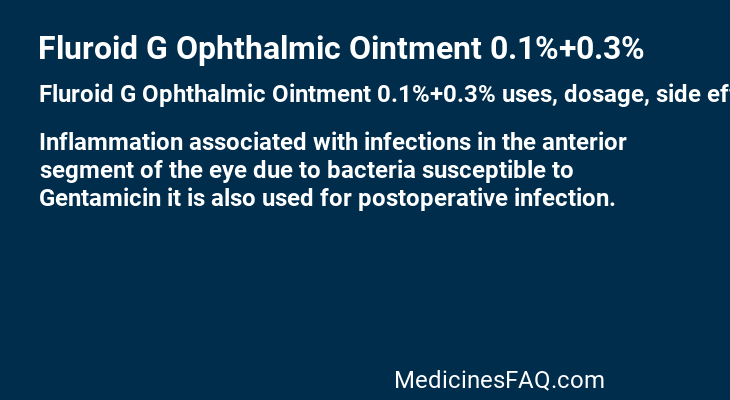 Fluroid G Ophthalmic Ointment 0.1%+0.3%