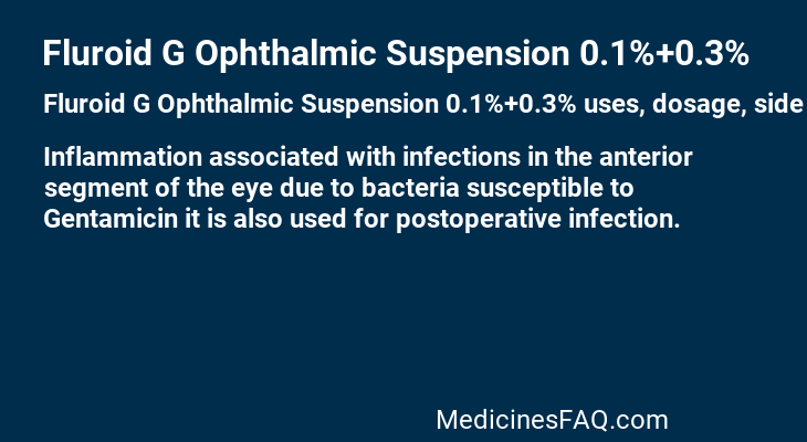 Fluroid G Ophthalmic Suspension 0.1%+0.3%