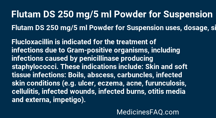 Flutam DS 250 mg/5 ml Powder for Suspension