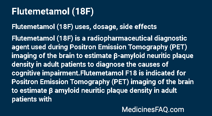 Flutemetamol (18F)