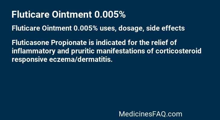 Fluticare Ointment 0.005%