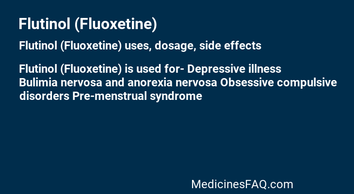 Flutinol (Fluoxetine)