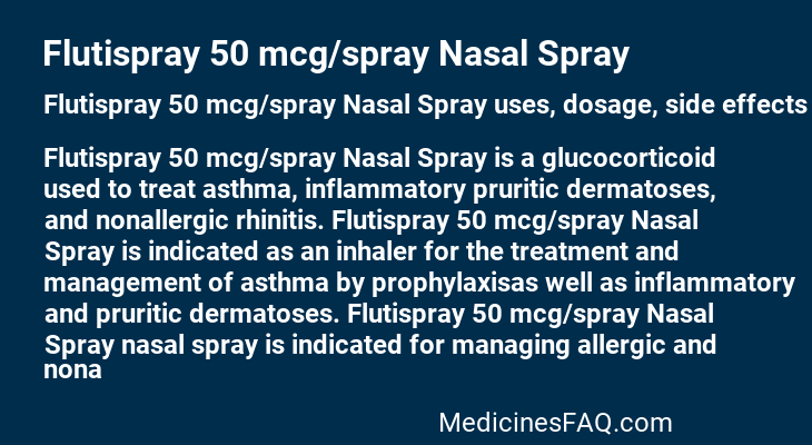 Flutispray 50 mcg/spray Nasal Spray