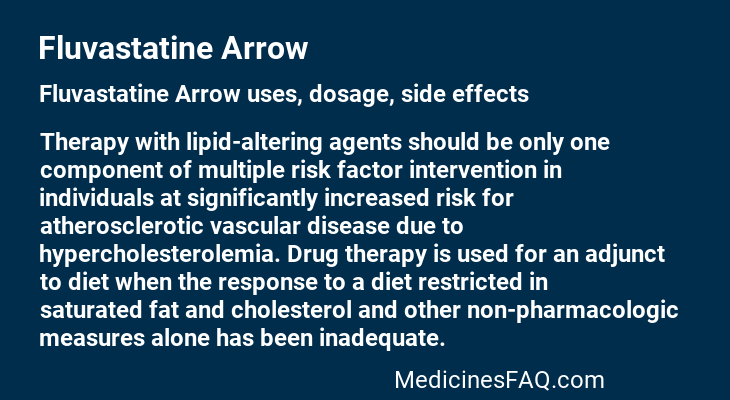 Fluvastatine Arrow