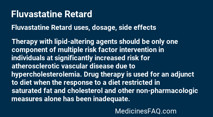 Fluvastatine Retard