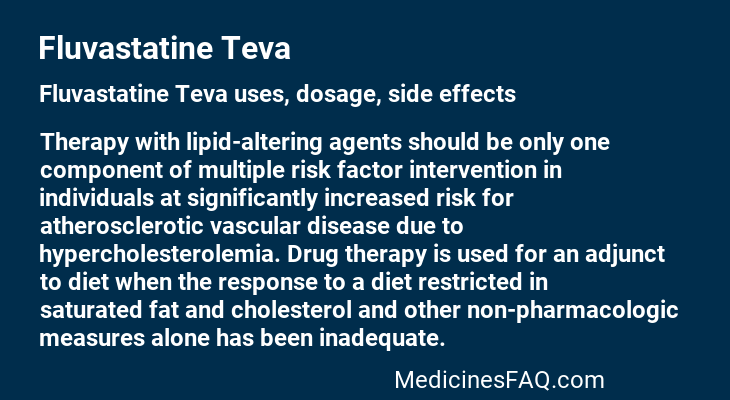 Fluvastatine Teva