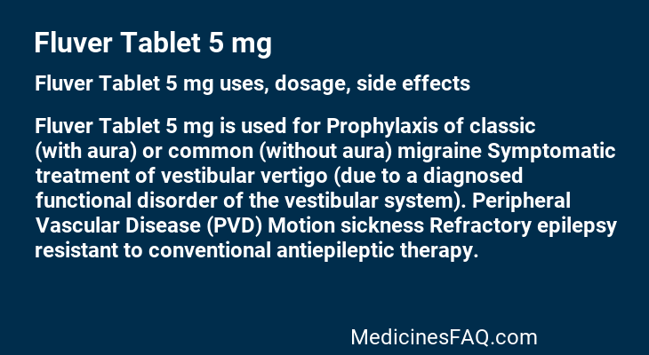 Fluver Tablet 5 mg