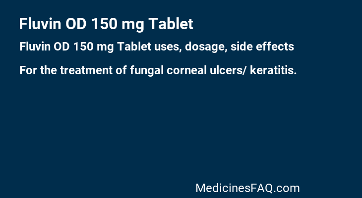 Fluvin OD 150 mg Tablet