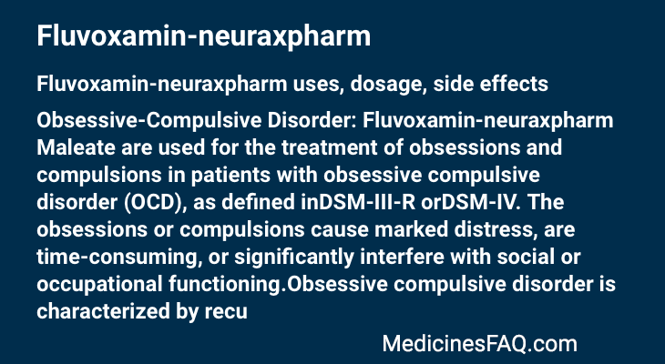 Fluvoxamin-neuraxpharm