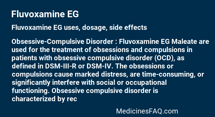 Fluvoxamine EG