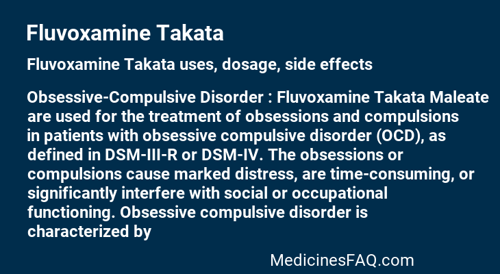 Fluvoxamine Takata