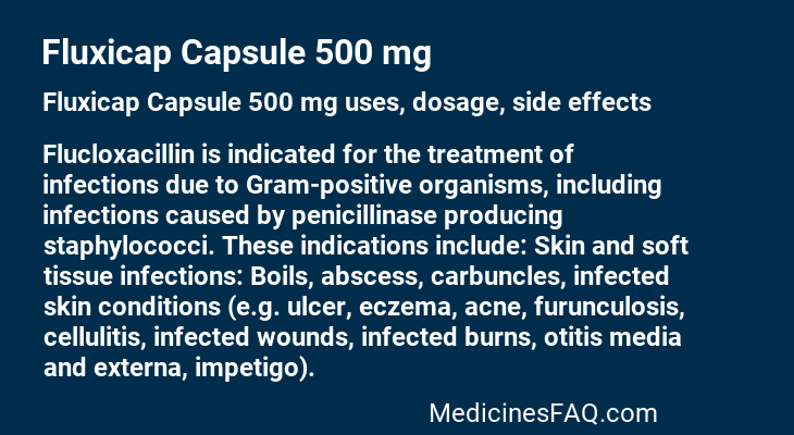 Fluxicap Capsule 500 mg