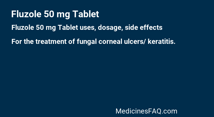 Fluzole 50 mg Tablet