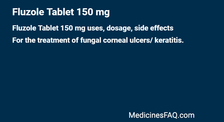 Fluzole Tablet 150 mg