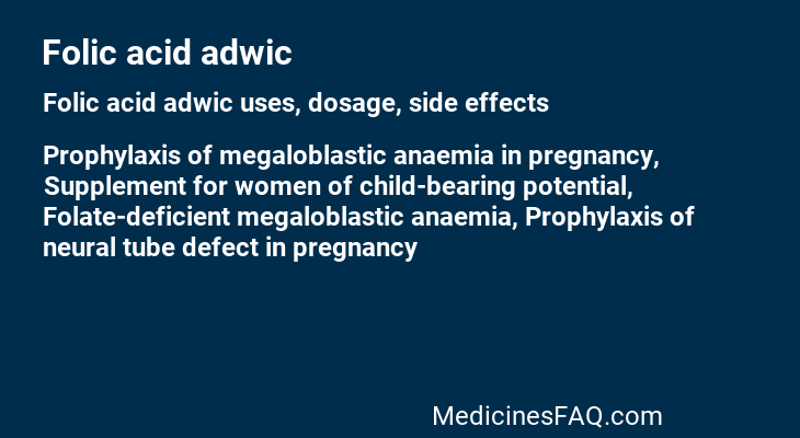 Folic acid adwic