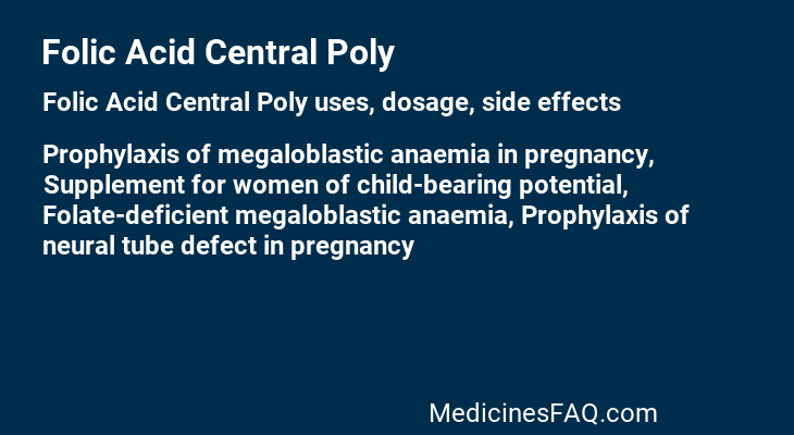Folic Acid Central Poly