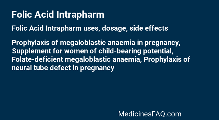 Folic Acid Intrapharm