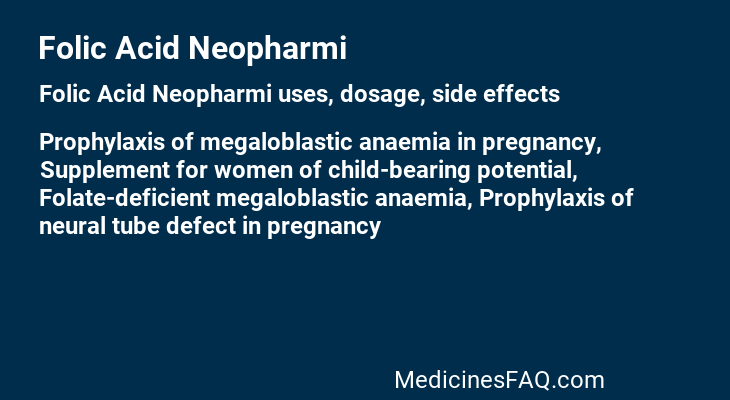 Folic Acid Neopharmi