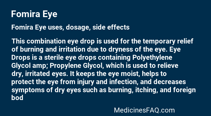 Fomira Eye