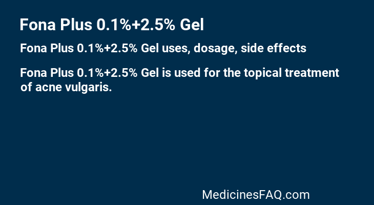 Fona Plus 0.1%+2.5% Gel