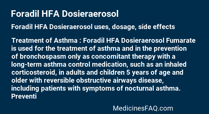 Foradil HFA Dosieraerosol