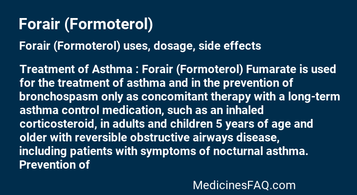 Forair (Formoterol)