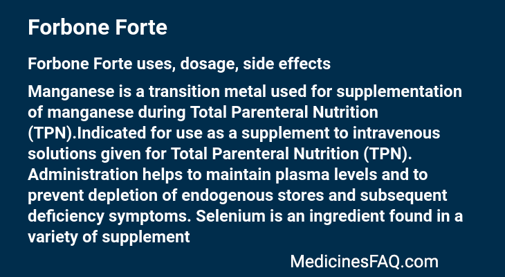 Forbone Forte